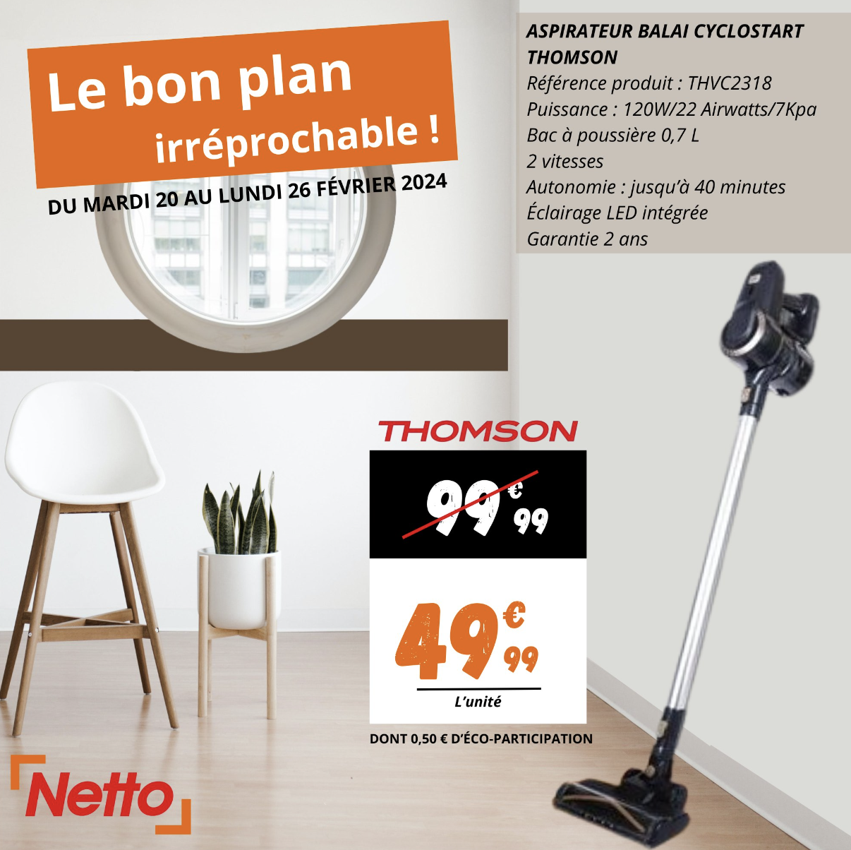 Promotion aspirateur